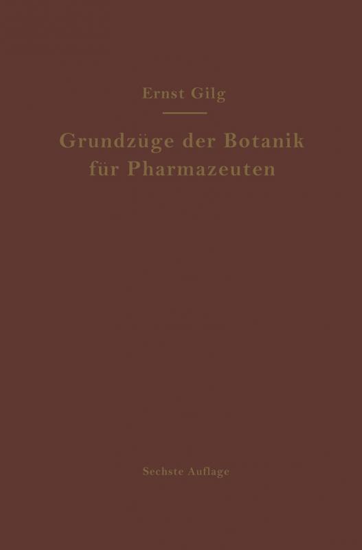 Cover-Bild Grundzüge der Botanik für Pharmazeuten