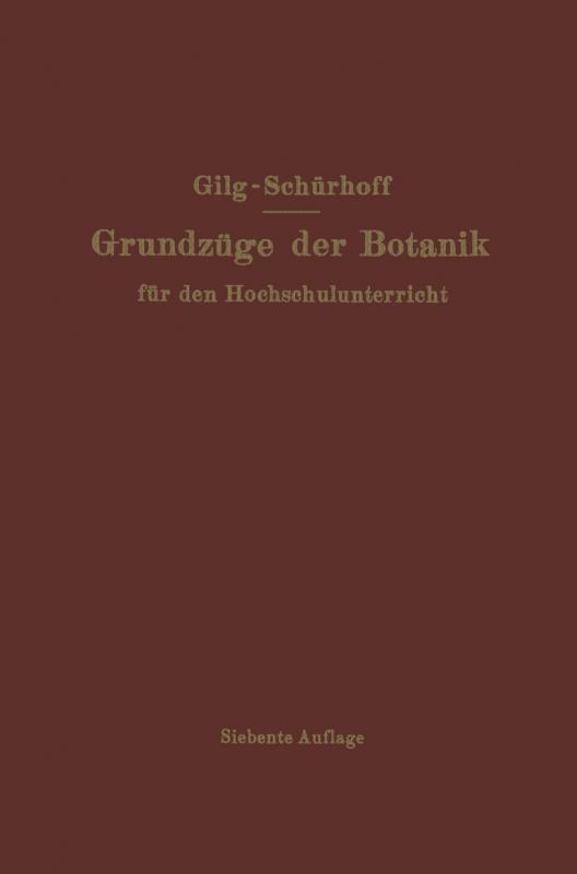 Cover-Bild Grundzüge der Botanik