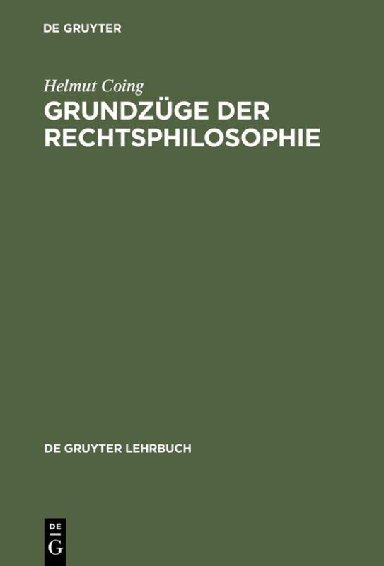 Cover-Bild Grundzüge der Rechtsphilosophie