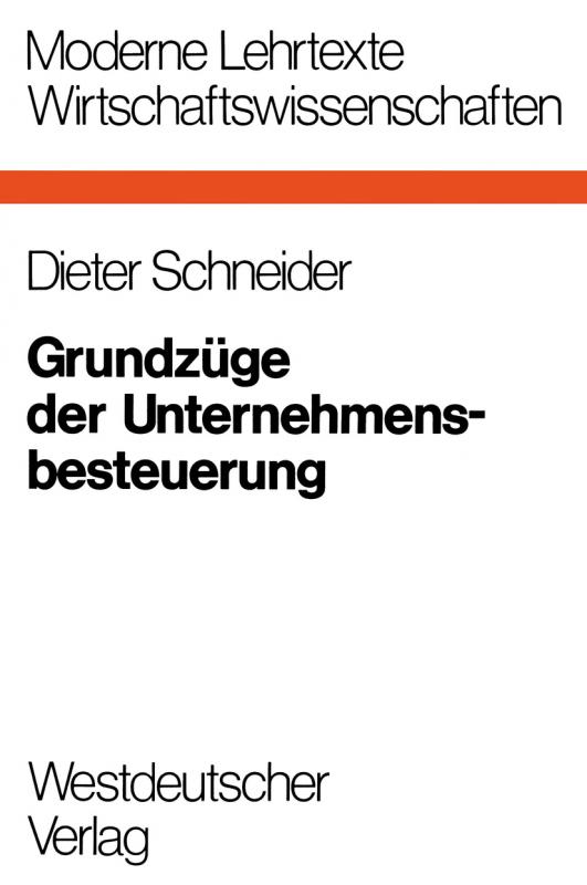 Cover-Bild Grundzüge der Unternehmensbesteuerung