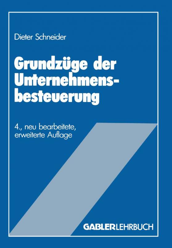 Cover-Bild Grundzüge der Unternehmensbesteuerung