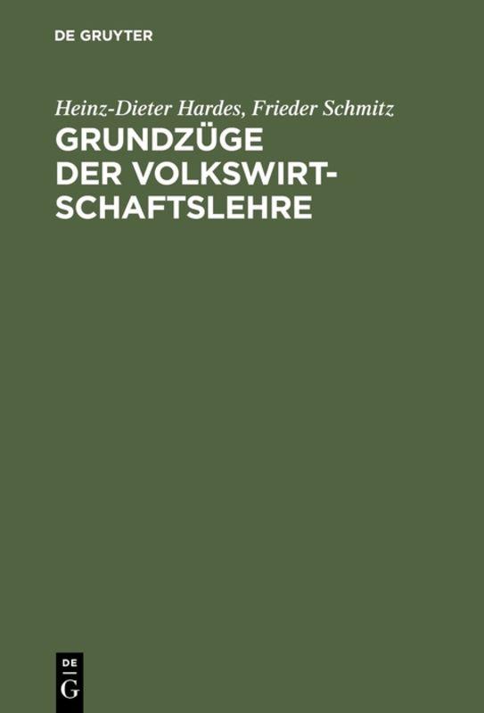 Cover-Bild Grundzüge der Volkswirtschaftslehre