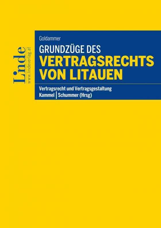 Cover-Bild Grundzüge des Vertragsrechts von Litauen