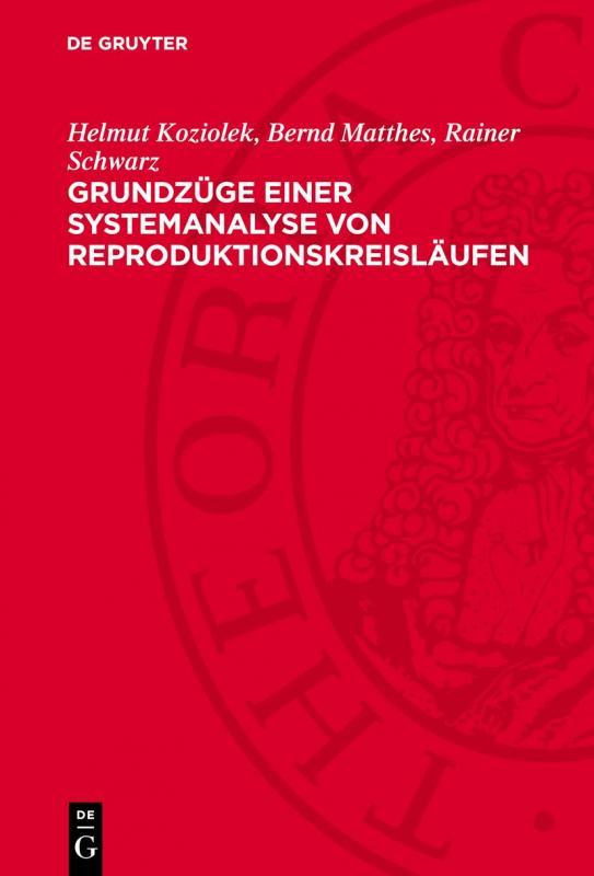 Cover-Bild Grundzüge einer Systemanalyse von Reproduktionskreisläufen