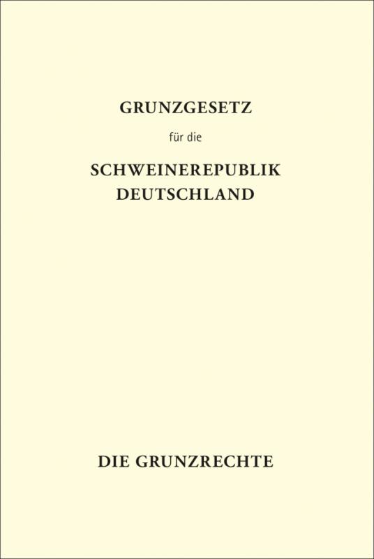 Cover-Bild Grunzgesetz