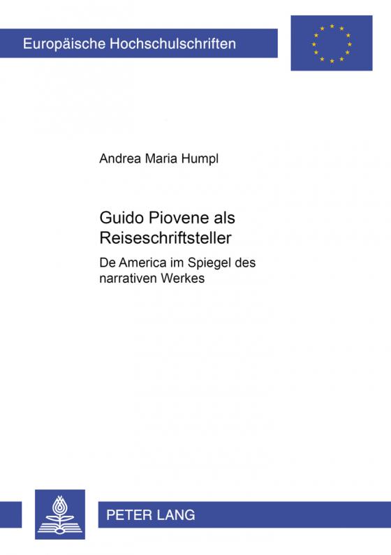 Cover-Bild Guido Piovene als Reiseschriftsteller