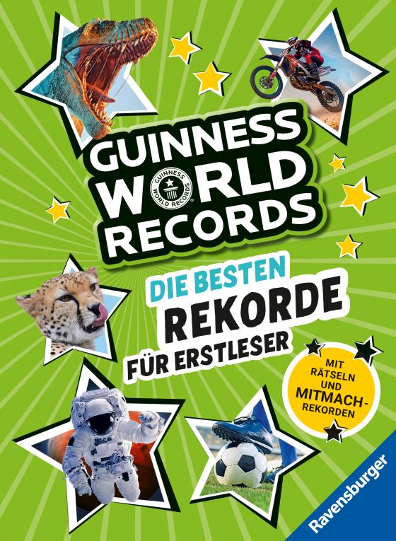 Cover-Bild Guinness World Records - Die besten Rekorde für Erstleser (Rekordebuch zum Lesenlernen)