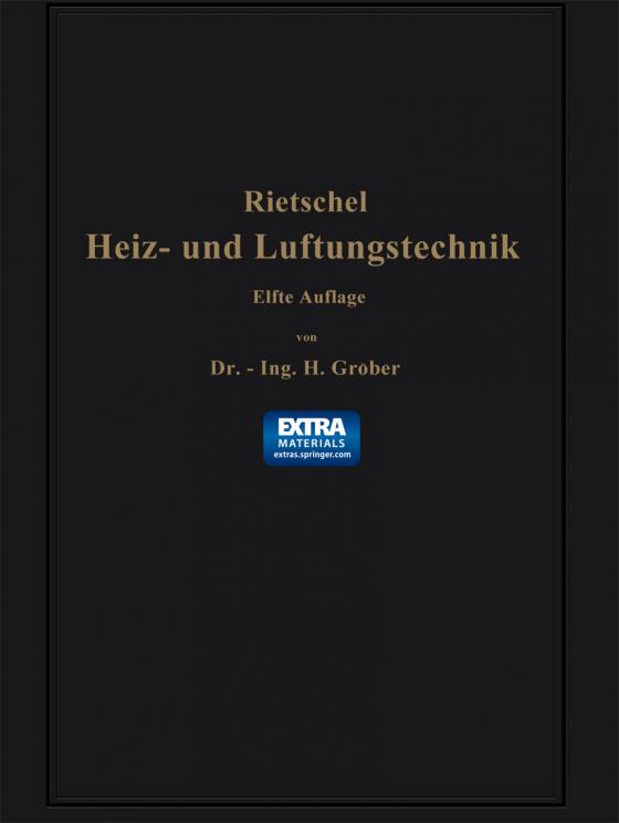 Cover-Bild H. Rietschels Leitfaden der Heiz- und Lüftungstechnik