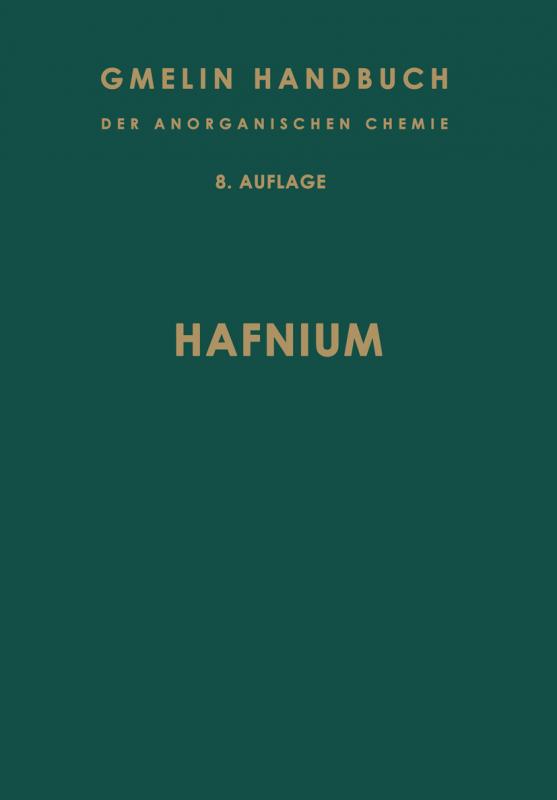 Cover-Bild Hafnium