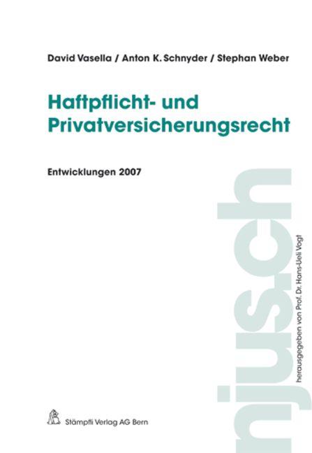 Cover-Bild Haftpflicht- und Privatversicherungsrecht