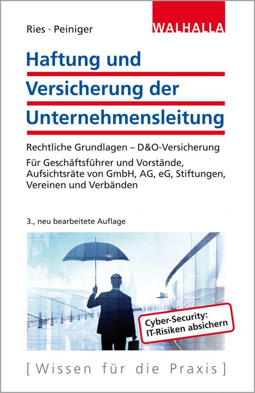 Cover-Bild Haftung und Versicherung der Unternehmensleitung