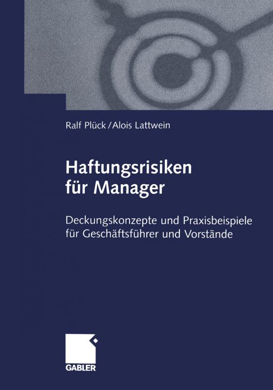 Cover-Bild Haftungsrisiken für Manager