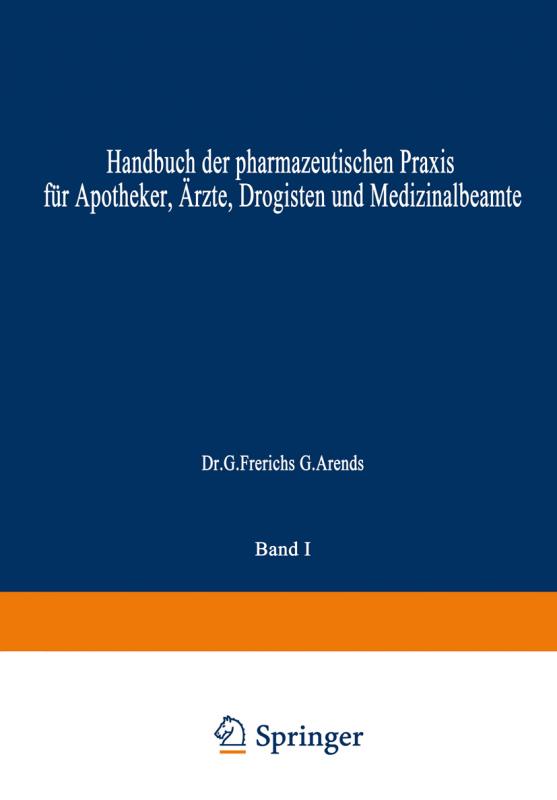 Cover-Bild Hagers Handbuch der Pharmazeutischen Praxis