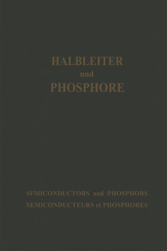 Cover-Bild Halbleiter und Phosphore / Semiconductors and Phosphors / Semiconducteurs et Phosphores