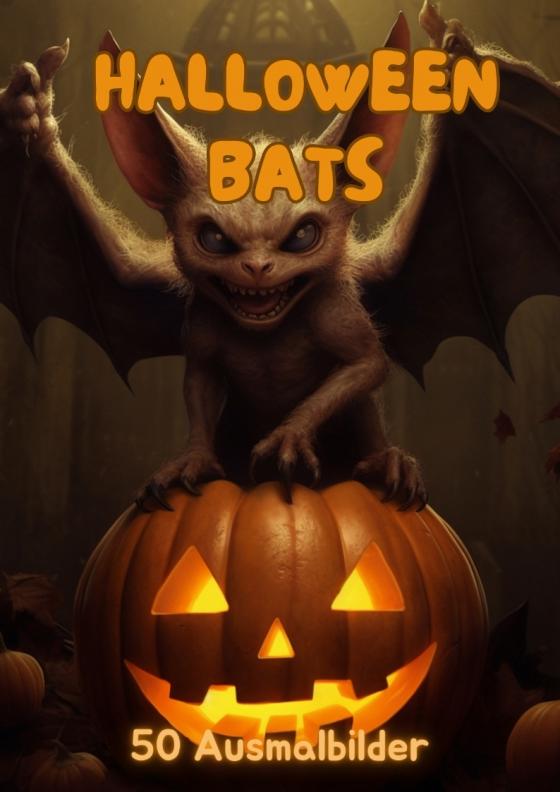 Cover-Bild Halloween Bats - 50 Ausmalbilder