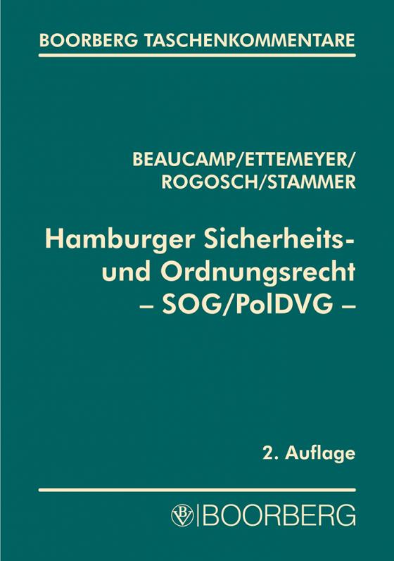 Cover-Bild Hamburger Sicherheits- und Ordnungsrecht (SOG/PolDVG)