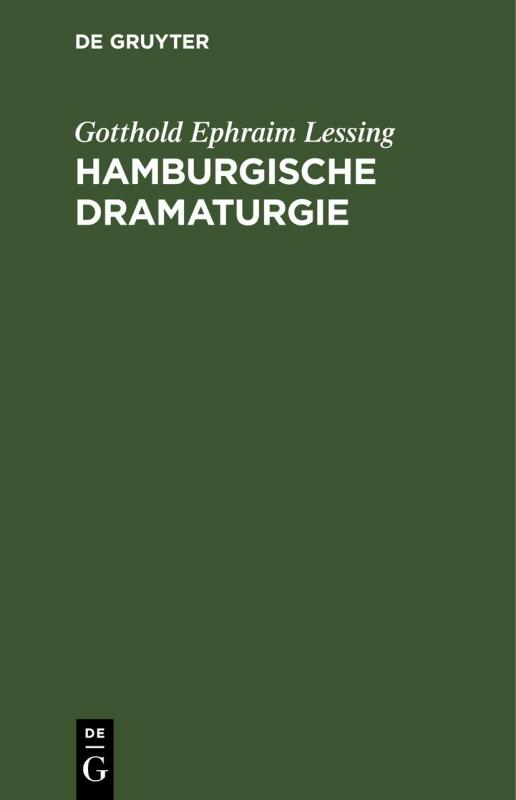Cover-Bild Hamburgische Dramaturgie