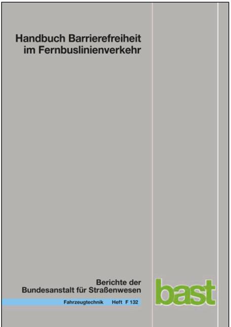 Cover-Bild Handbuch Barrierefreiheit im Fernbuslienienverkehr