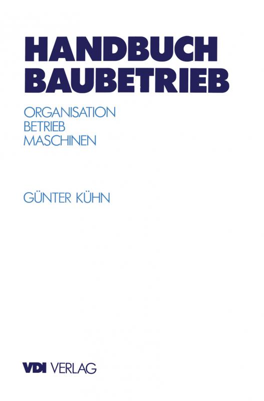 Cover-Bild Handbuch Baubetrieb