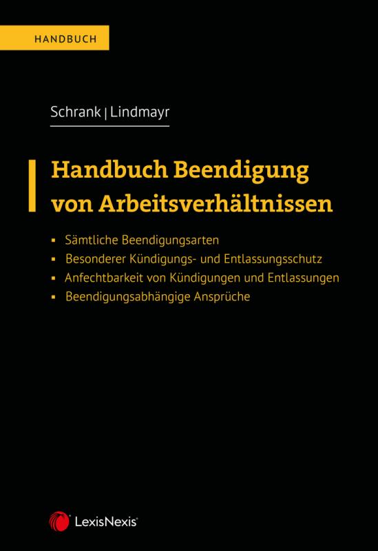 Cover-Bild Handbuch Beendigung von Arbeitsverhältnissen