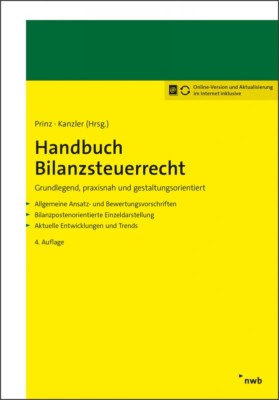 Cover-Bild Handbuch Bilanzsteuerrecht
