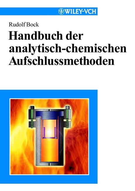 Cover-Bild Handbuch der analytisch-chemischen Aufschlussmethoden