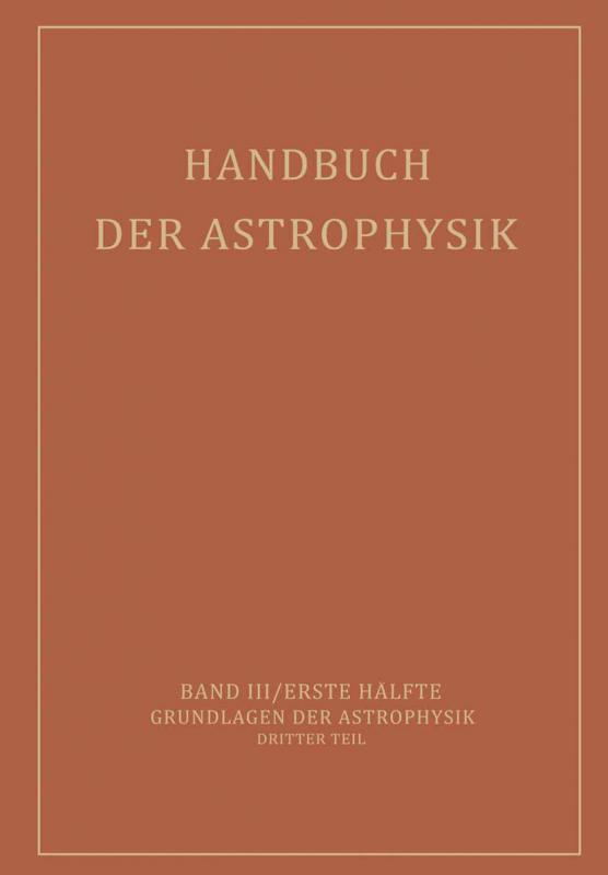 Cover-Bild Handbuch der Astrophysik