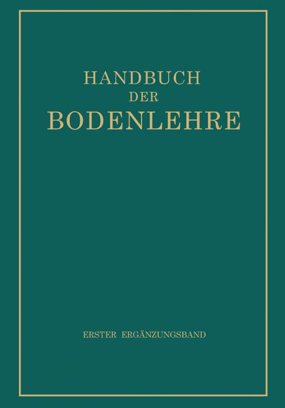 Cover-Bild Handbuch der Bodenlehre