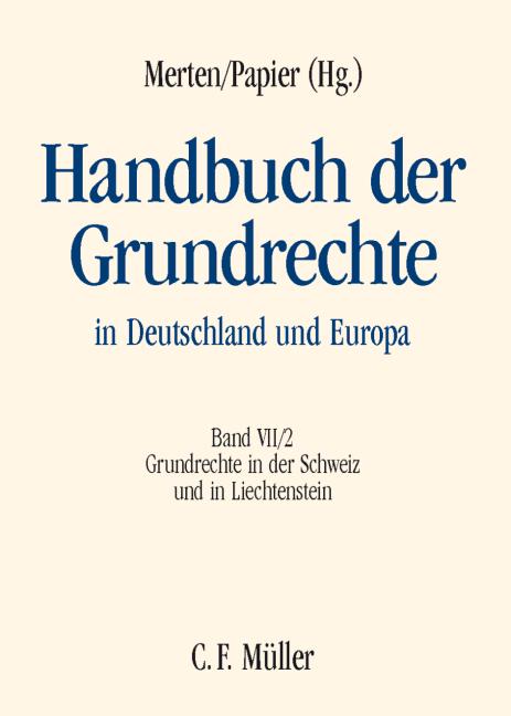 Cover-Bild Handbuch der Grundrechte in Deutschland und Europa