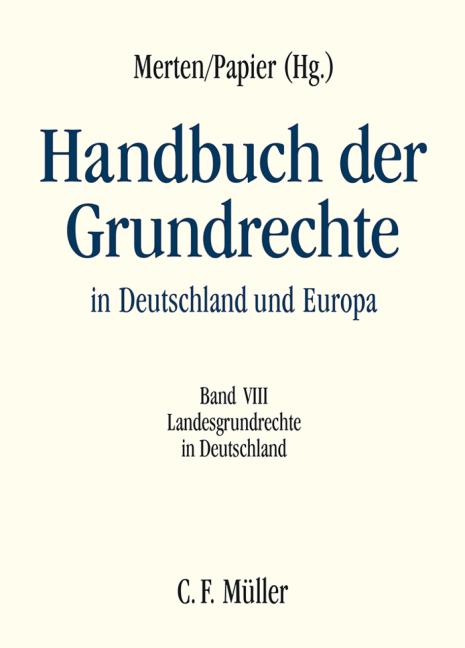 Cover-Bild Handbuch der Grundrechte in Deutschland und Europa