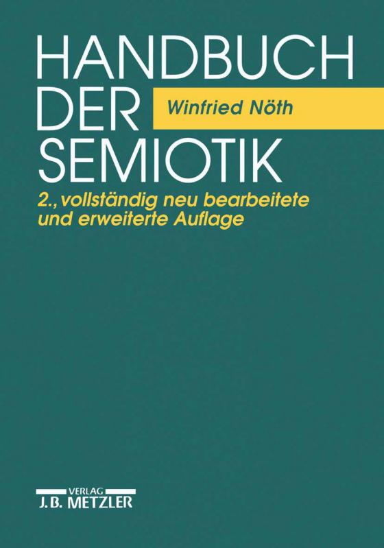 Cover-Bild Handbuch der Semiotik