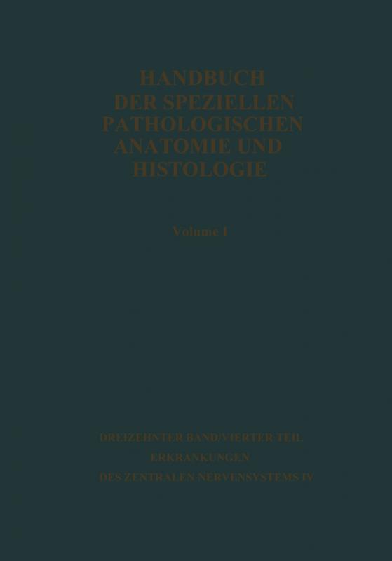 Cover-Bild Handbuch der speziellen pathologischen Anatomie und Histologie