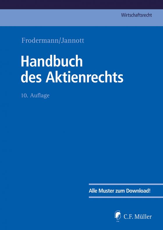 Cover-Bild Handbuch des Aktienrechts