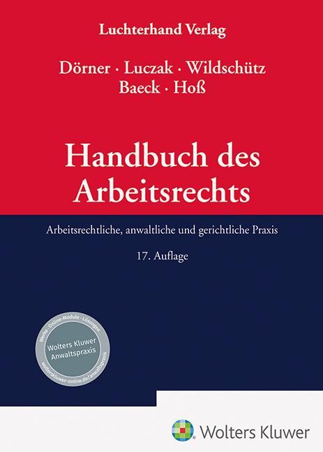 Cover-Bild Handbuch des Arbeitsrechts