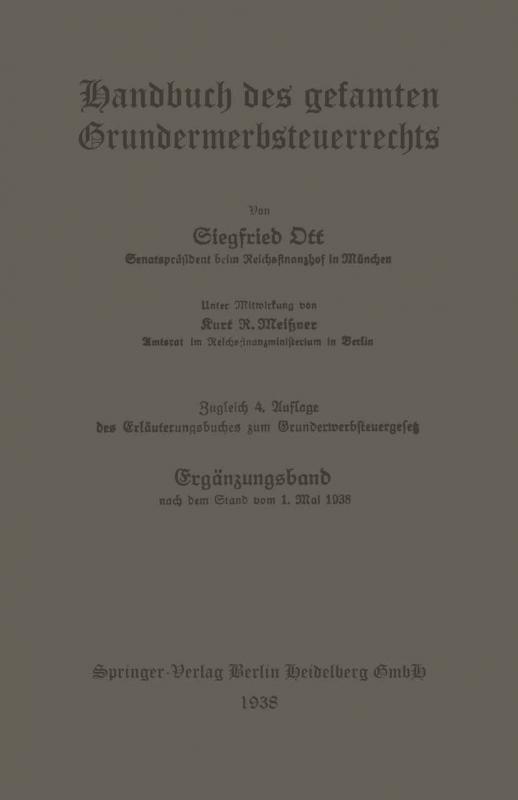 Cover-Bild Handbuch des gesamten Grunderwerbsteuerrechts