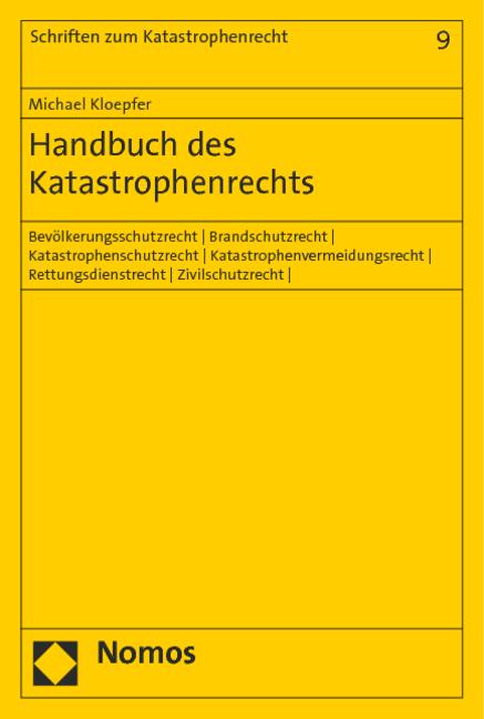 Cover-Bild Handbuch des Katastrophenrechts