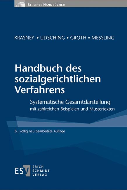 Cover-Bild Handbuch des sozialgerichtlichen Verfahrens