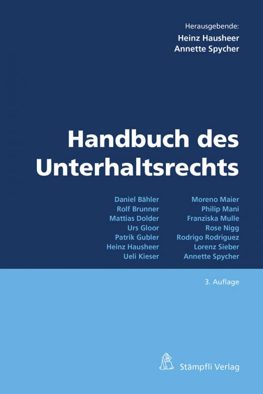 Cover-Bild Handbuch des Unterhaltsrechts