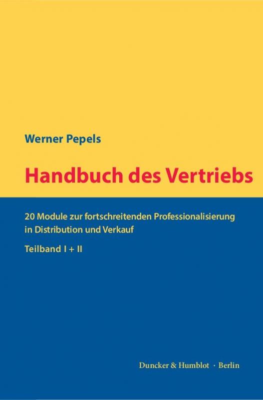 Cover-Bild Handbuch des Vertriebs.