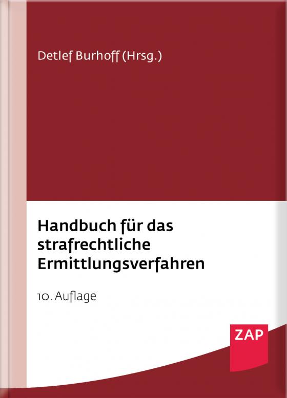 Cover-Bild Handbuch für das strafrechtliche Ermittlungsverfahren