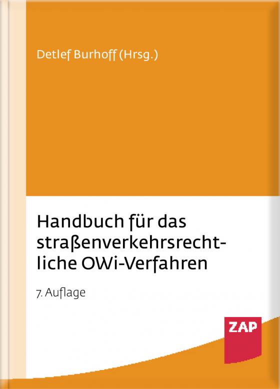 Cover-Bild Handbuch für das straßenverkehrsrechtliche OWi-Verfahren