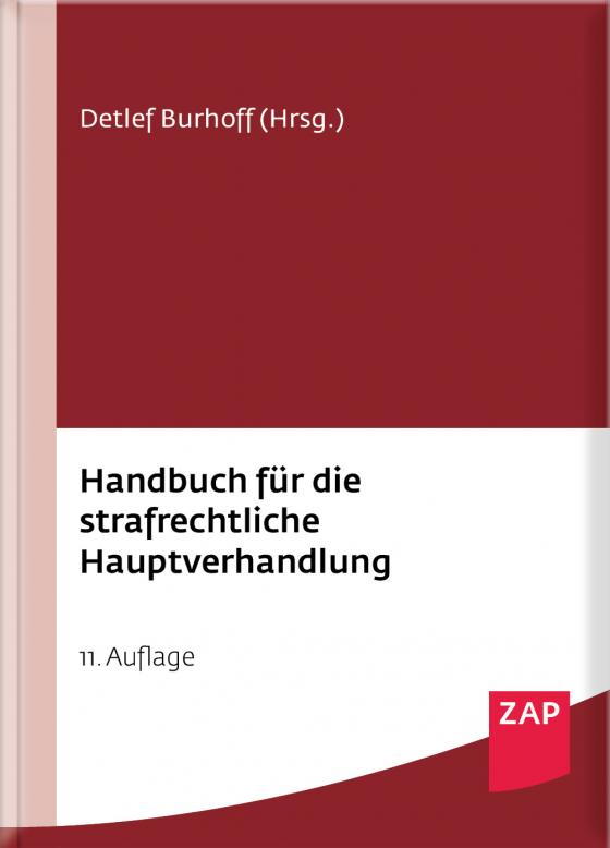 Cover-Bild Handbuch für die strafrechtliche Hauptverhandlung