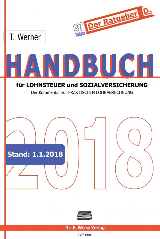 Cover-Bild Handbuch für Lohnsteuer und Sozialversicherung 2018