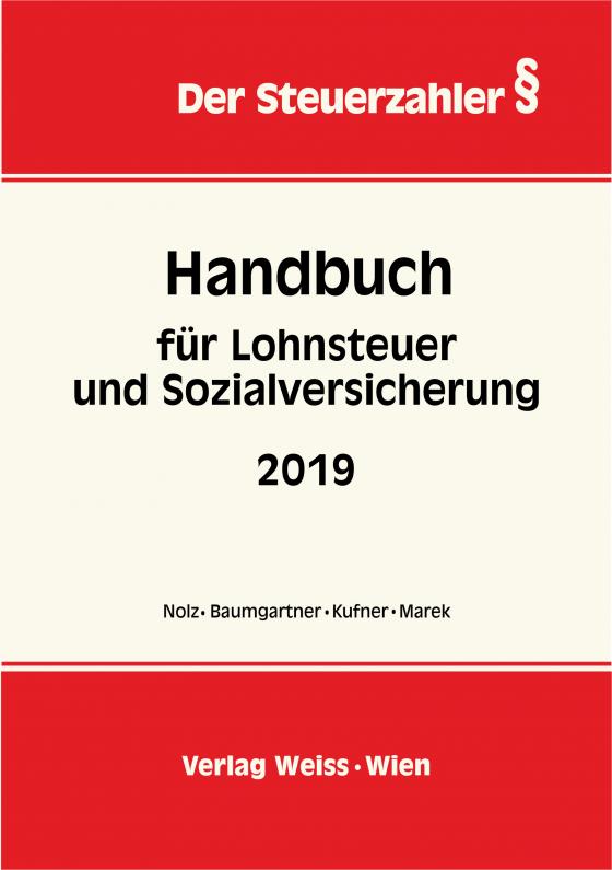 Cover-Bild Handbuch für Lohnsteuer und Sozialversicherung 2019