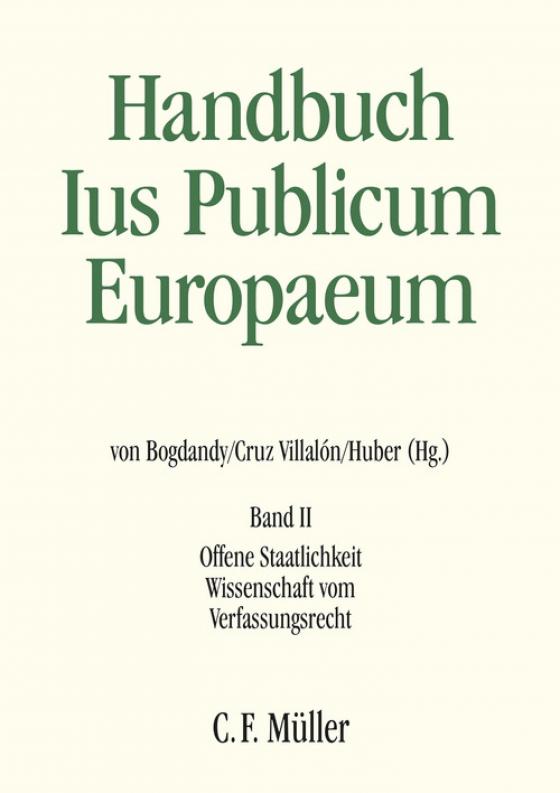 Cover-Bild Handbuch Ius Publicum Europaeum