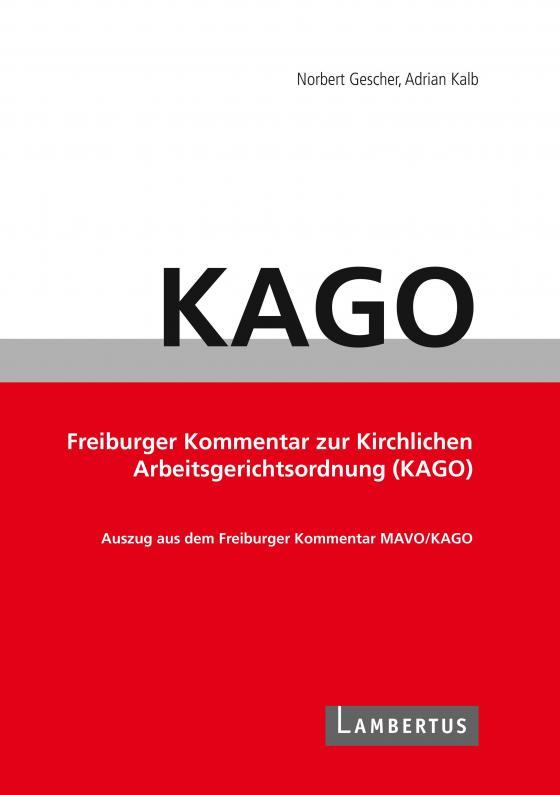 Cover-Bild Handbuch KAGO-Kommentar