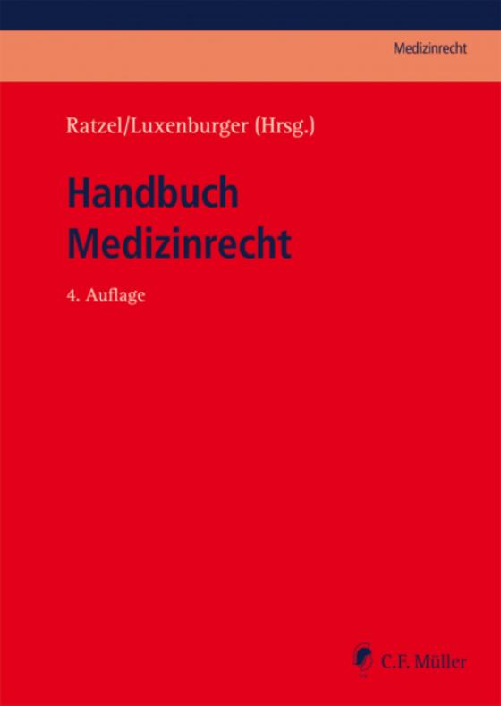 Cover-Bild Handbuch Medizinrecht
