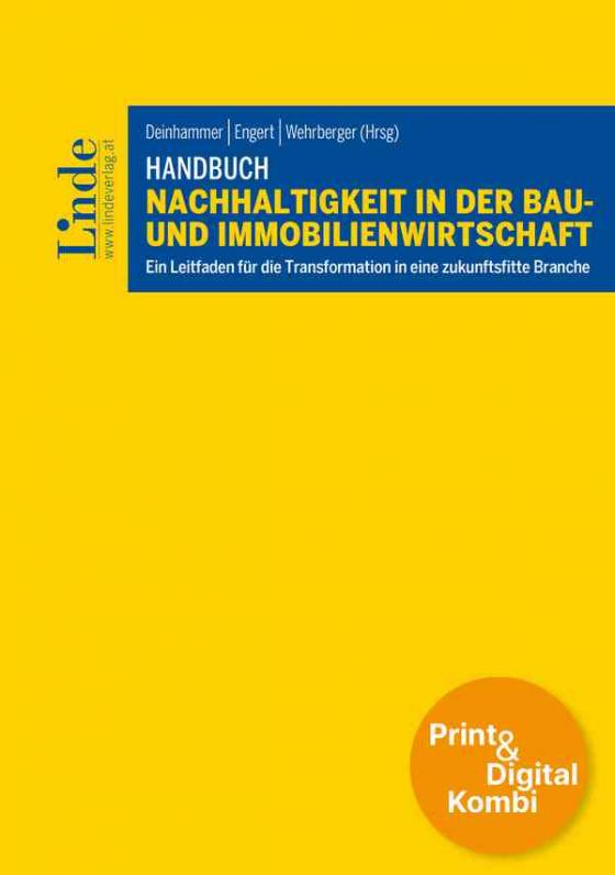 Cover-Bild Handbuch Nachhaltigkeit in der Bau- und Immobilienwirtschaft (Kombi Print&digital)