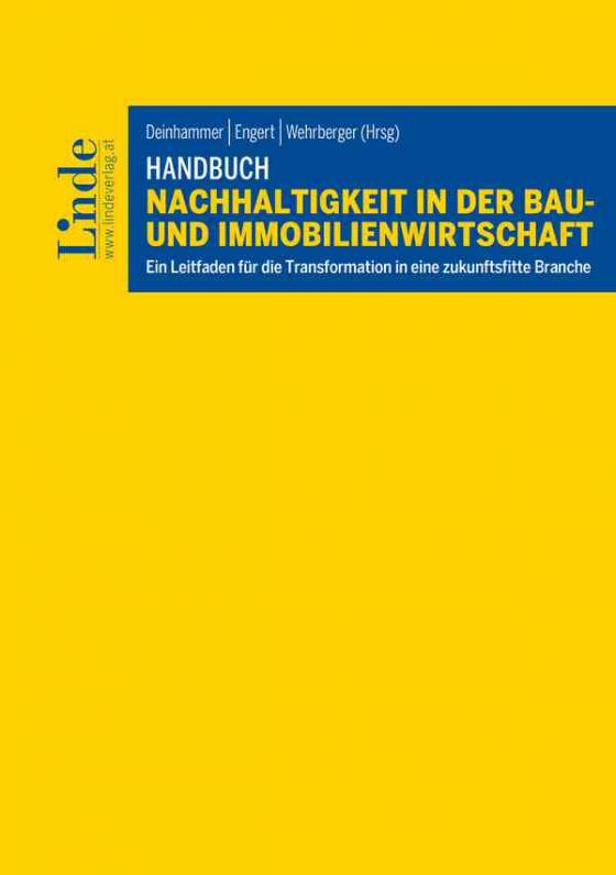 Cover-Bild Handbuch Nachhaltigkeit in der Bau- und Immobilienwirtschaft