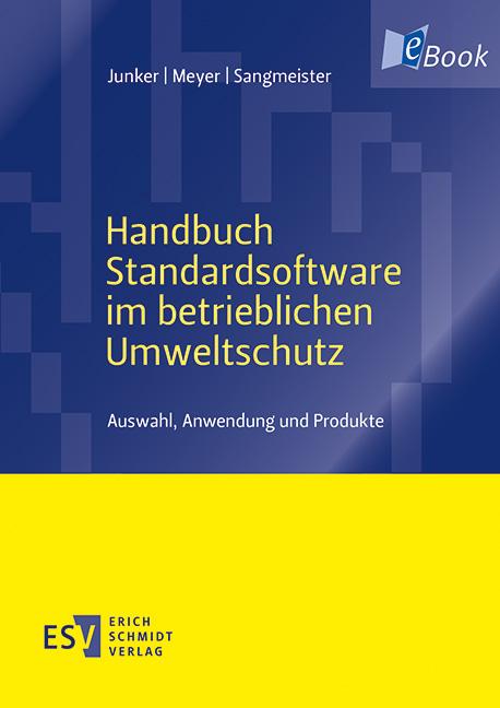 Cover-Bild Handbuch Standardsoftware im betrieblichen Umweltschutz